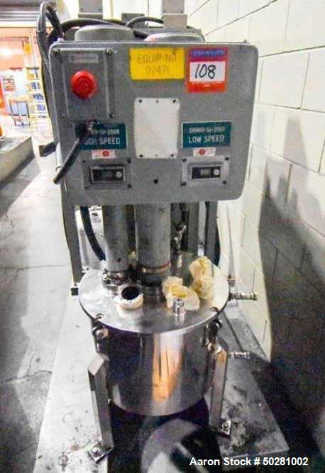 Used Morehouse Cowles Viscomax Dual Shaft Dissolver