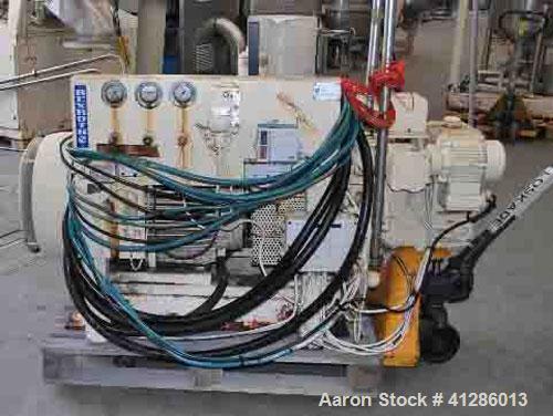Used Moritz Turbo-Sphere TSI 1000 Granulating Mixer/Dryer, total capacity 310 gallons (1275 liters), working capacity 105-264 gallons (400-1000 liters).Comprised of (1) double skin tank with dished b...