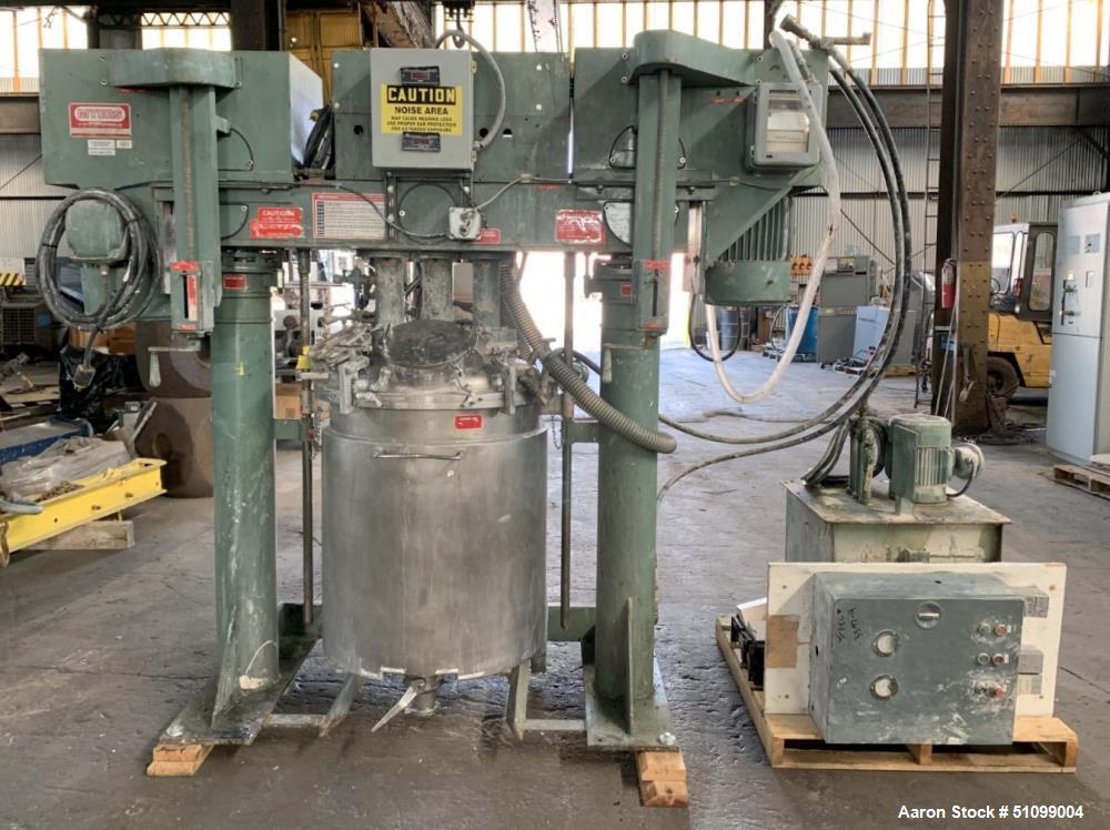 Used- Meyers Tri-Shaft Series Combination Disperser-Mixer