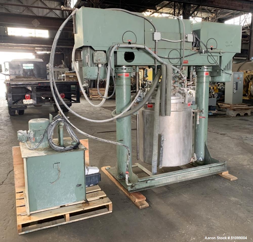 Used- Meyers Tri-Shaft Series Combination Disperser-Mixer