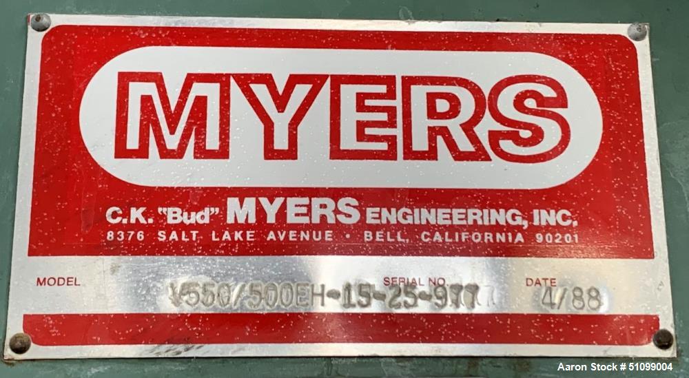 Used- Meyers Tri-Shaft Series Combination Disperser-Mixer