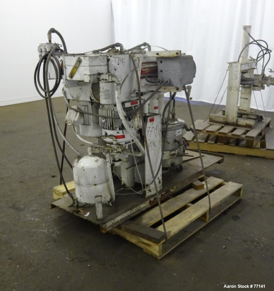 Used: Stainless Steel Myers Triple Shaft Mixer, Model 550A-3-3