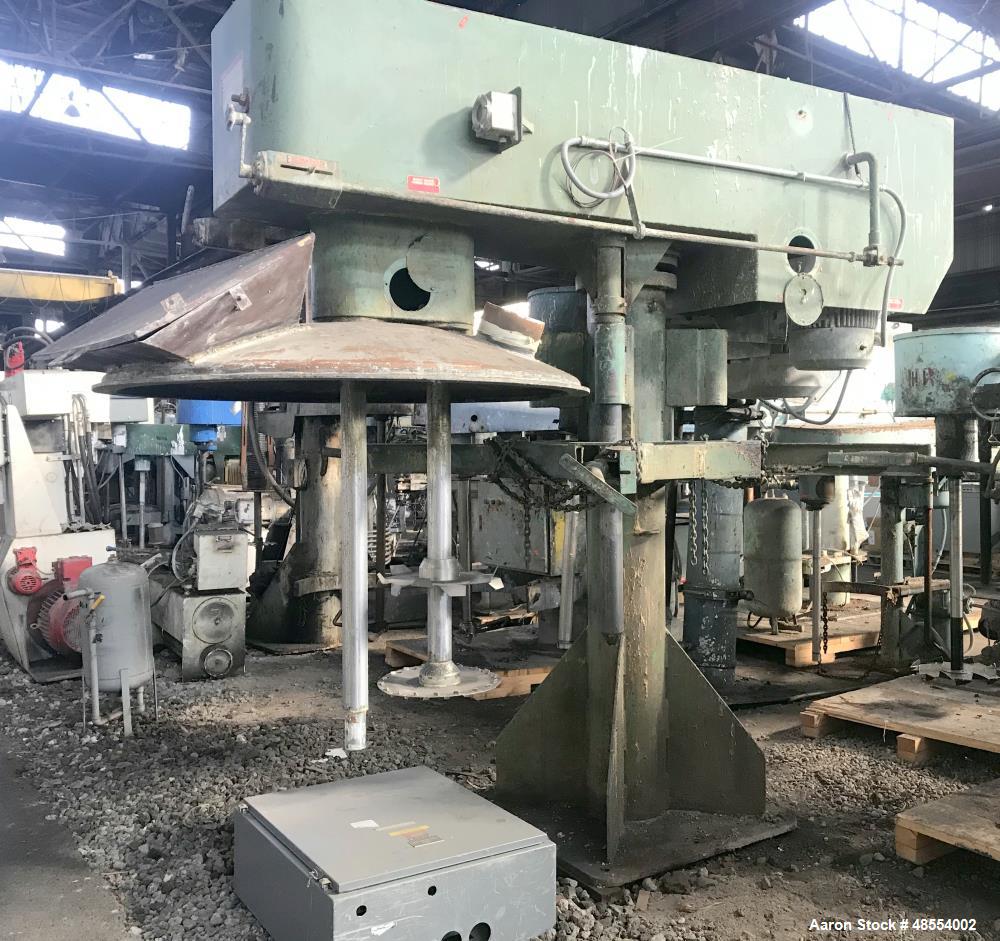 Used- Myers Dual Shaft Disperser, Model 550A-30-60, Carbon Steel.