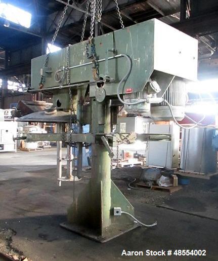 Used Myers Dual Shaft Disperser, Model 550A-30-60, Carbon Steel.