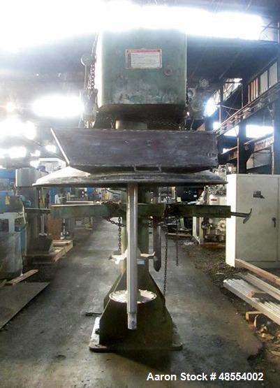 Used Myers Dual Shaft Disperser, Model 550A-30-60, Carbon Steel.