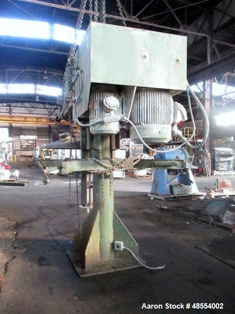 Used Myers Dual Shaft Disperser, Model 550A-30-60, Carbon Steel.