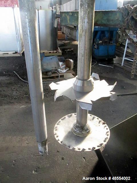 Used- Myers Dual Shaft Disperser, Model 550A-30-60, Carbon Steel.