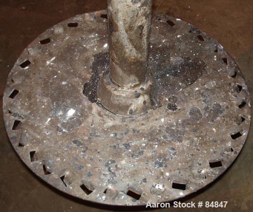 Used Myers Heavy Duty Disperser, Model 800-30. 2" diameter stainless steel shaft with 16" diameter sawtooth blade. Will center in an approximate 56" diameter can. Manual variable speed, speed range a...