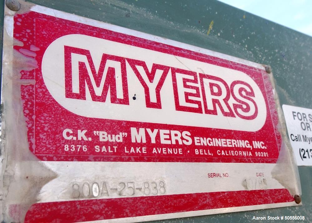 Used- Myers Dispersion Mixer, Model 800A.