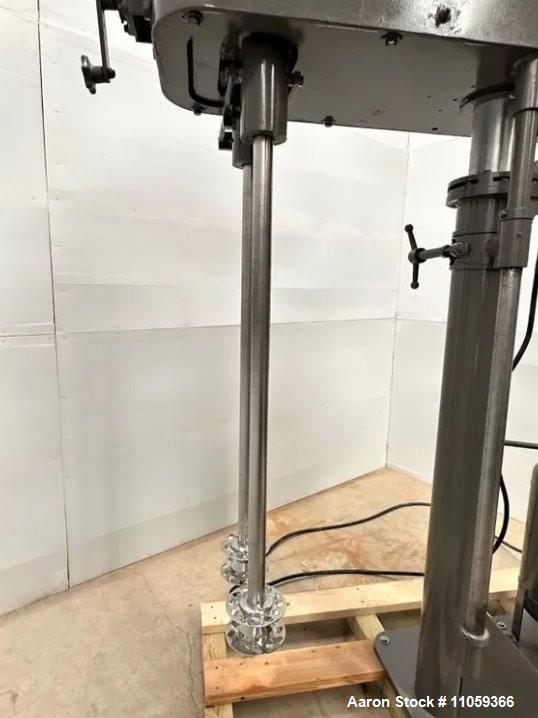Used Myers Dual Shaft Disperser | High Shear Mixer | Model 850A-10-212 | 10 HP | Stainless Steel Shafts