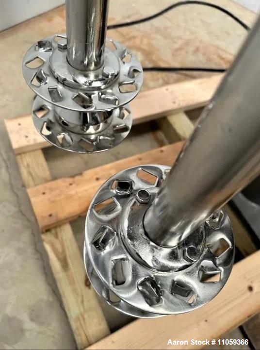Used Myers Dual Shaft Disperser | High Shear Mixer | Model 850A-10-212 | 10 HP | Stainless Steel Shafts