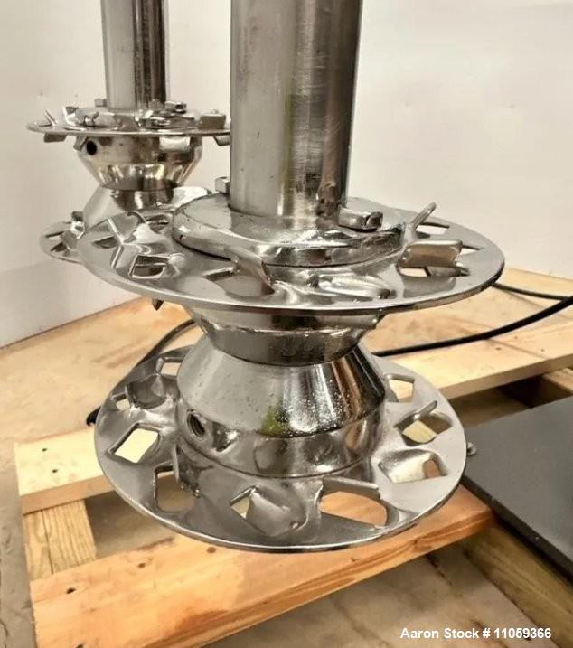 Used Myers Dual Shaft Disperser | High Shear Mixer | Model 850A-10-212 | 10 HP | Stainless Steel Shafts