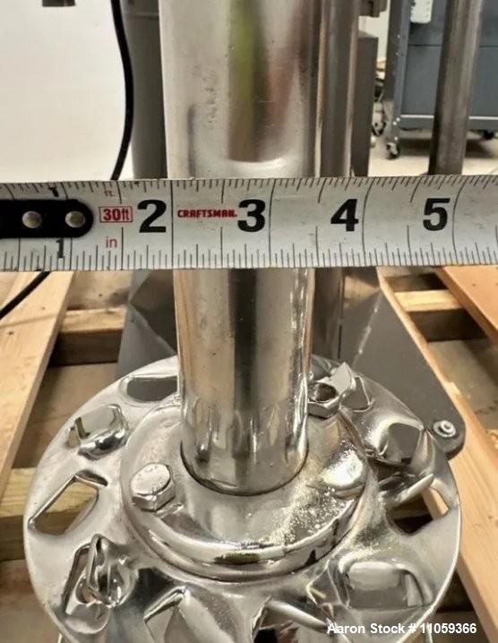 Used Myers Dual Shaft Disperser | High Shear Mixer | Model 850A-10-212 | 10 HP | Stainless Steel Shafts