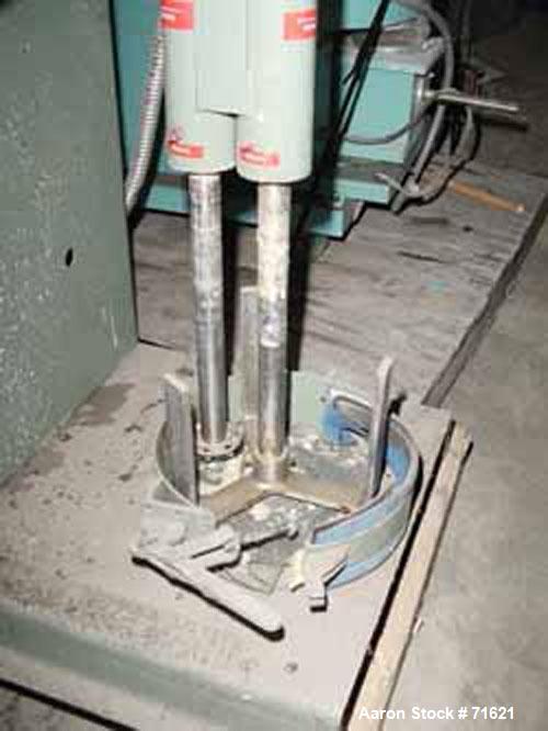 Used: Myers dual shaft mixer, model L550A-3-5-959