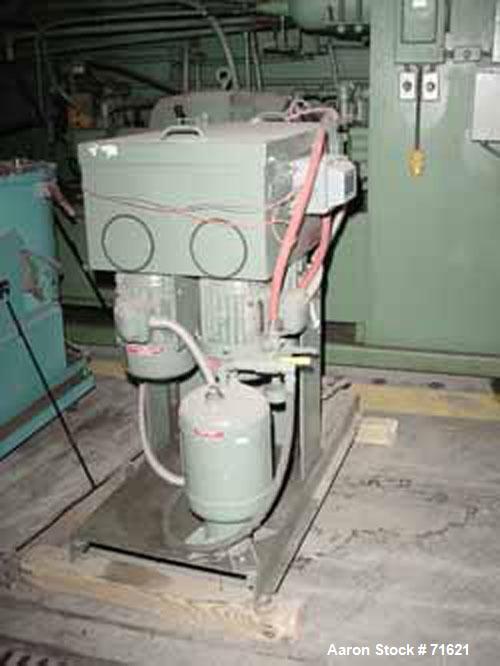 Used: Myers dual shaft mixer, model L550A-3-5-959