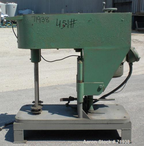Used Stainless Steel Myers Dual Shaft High Speed Disperser, Model L850