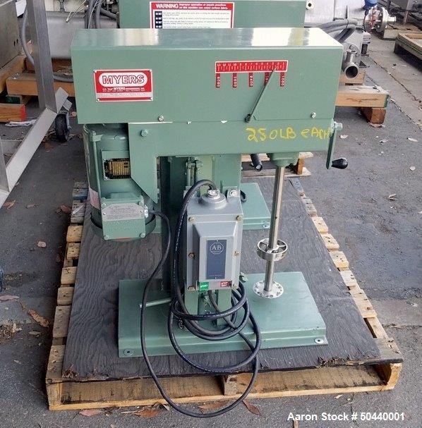Used Myers Dispersion Mixer, Model LB775-1.