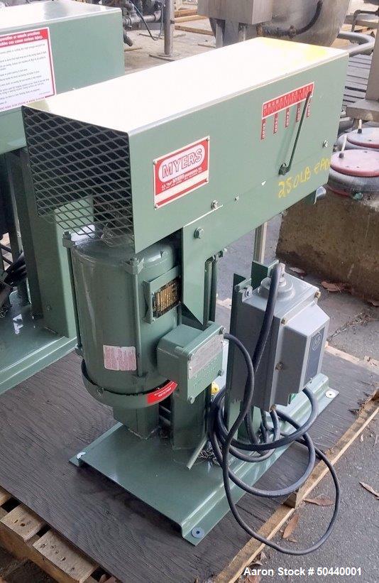 Used Myers Dispersion Mixer, Model LB775-1.