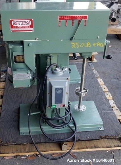 Used Myers Dispersion Mixer, Model LB775-1.