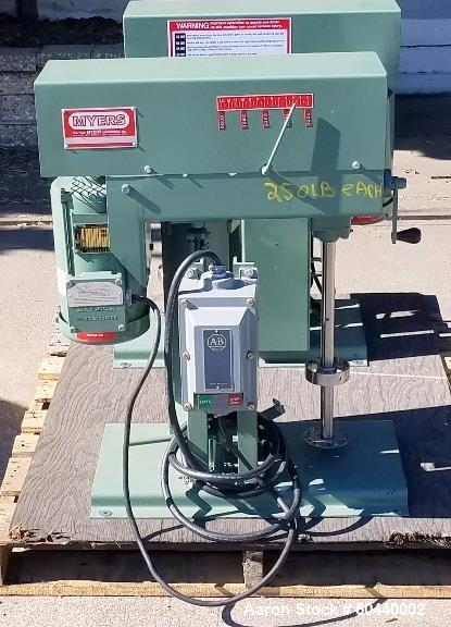 Used Myers Dispersion Mixer, Model LB775-1