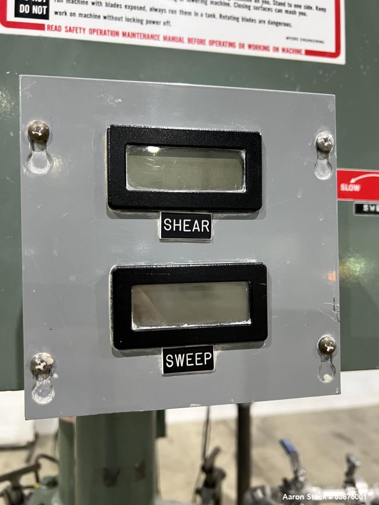 Myers Dual Shaft Disperser, Model V550A-7.5-15