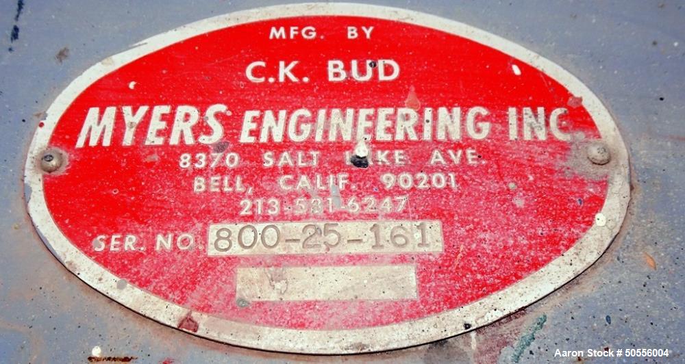 Used Myers Dispersion Mixer.