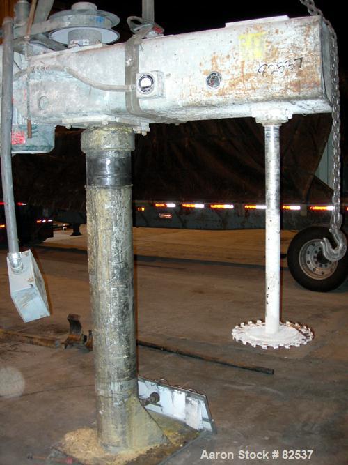 Used: Dissolver, 3" diameter x 48" long stainless steel shaft