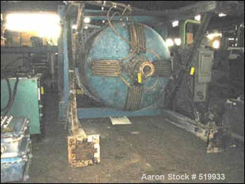 USED: 1300 gallon Pat-L tank mounted co-axial mixer, carbon steel construction. 6' diameter x 5'6" straight side, removable dish top, semi-elliptical bottom, rated 118 psi and full vacuum internal at...
