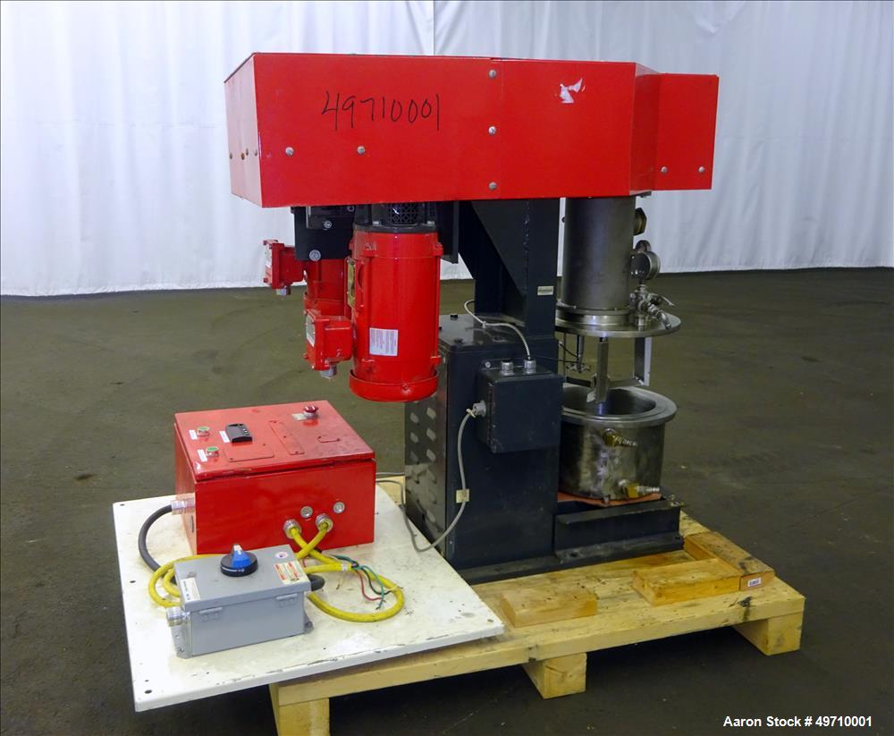 Used Premier Mill Prem-A-Mix ESD Dual Shaft Disperser, Model ESD/1/2