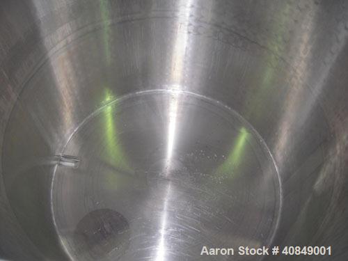 Used Premier Mill Corp Prem-A-Mix ESD Dual Shaft Disperser, Model ESD/V-40/25, 304 stainless steel. 138 to 275 gallon batch size. Jacketed mixing can 45" diameter x 50" straight side, tested internal...