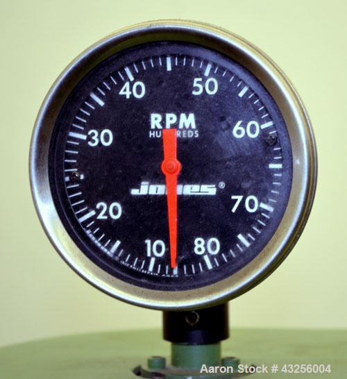 Used Premier Mill Laboratory Dispersator. Capacity up to 5 gallon batches. Approximate ¾” diameter x 10” long 316 stainless steel shaft, no mixing blade. Driven by a 1-1/2hp, 3/60/230/460 volt, 3450 ...