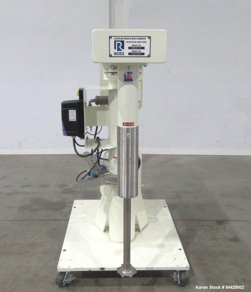 Used Charles Ross HSD-3 High Speed Disperser 3 Gallon Lab Mixer
