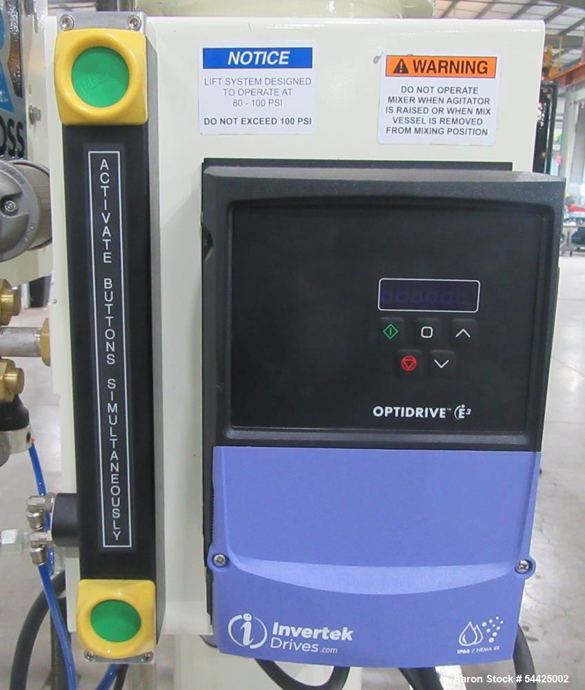 Used Charles Ross HSD-3 High Speed Disperser 3 Gallon Lab Mixer