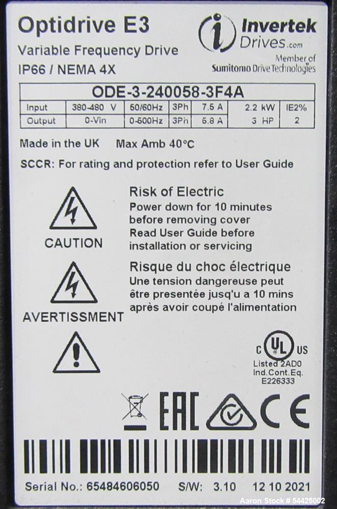 Used Charles Ross HSD-3 High Speed Disperser 3 Gallon Lab Mixer