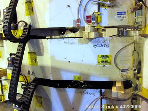Used Schold Concentric Triple Shaft Tri-axial Disperser, 304 Stainless Steel. (1) High speed shear blade, driven by a 40 hp, 3/60/230/460 volt, 1800 rpm XP motor, speed range 0-1750 rpm, (1) Intermed...