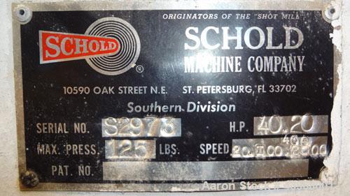 Used Schold Dual Drive Co-Axial Disperser, Model VHLS