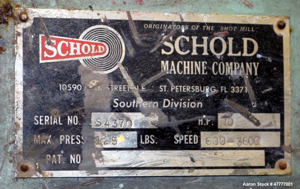 Used Schold Variable High Speed Disperser, Model VHS 300.