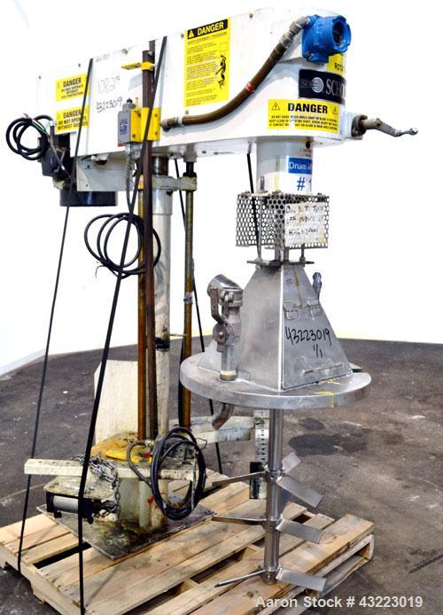 Used Schold Single Shaft Variable Low Speed Disperser, Model VLS 300