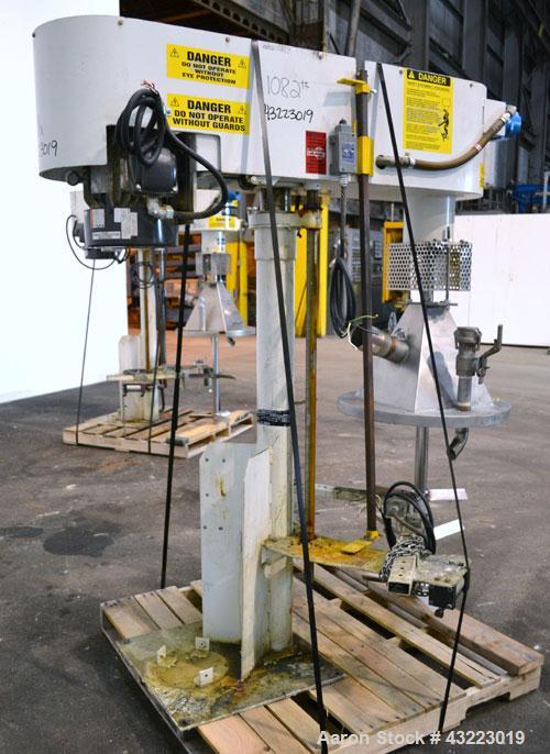 Used Schold Single Shaft Variable Low Speed Disperser, Model VLS 300