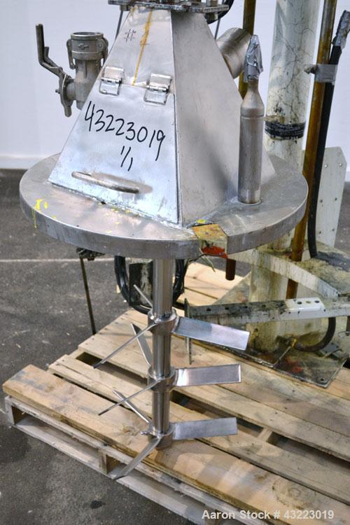 Used Schold Single Shaft Variable Low Speed Disperser, Model VLS 300