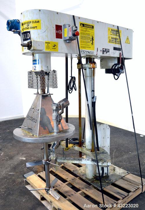 Used Schold Single Shaft Variable Low Speed Disperser, Model VLS 300