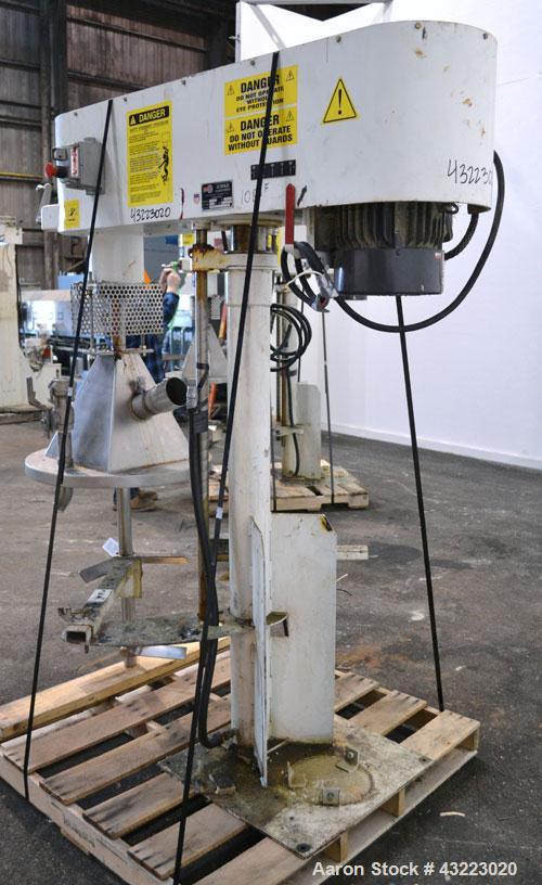 Used Schold Single Shaft Variable Low Speed Disperser, Model VLS 300