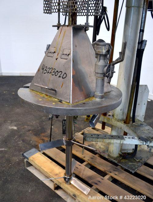 Used Schold Single Shaft Variable Low Speed Disperser, Model VLS 300