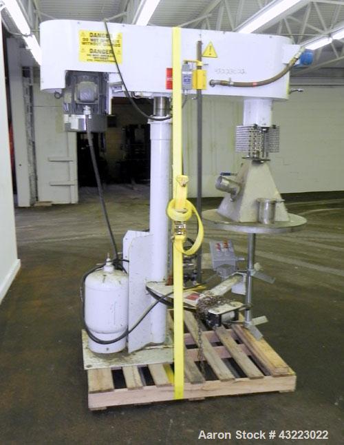 Used Schold Single Shaft Variable Low Speed Disperser, Model VLS 300