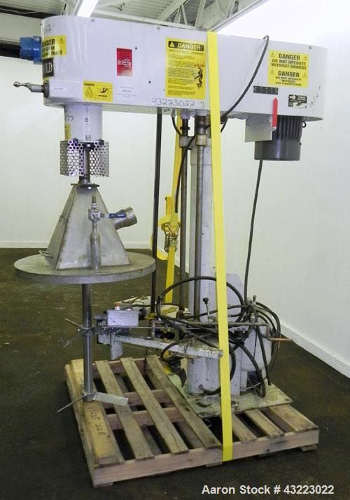 Used Schold Single Shaft Variable Low Speed Disperser, Model VLS 300