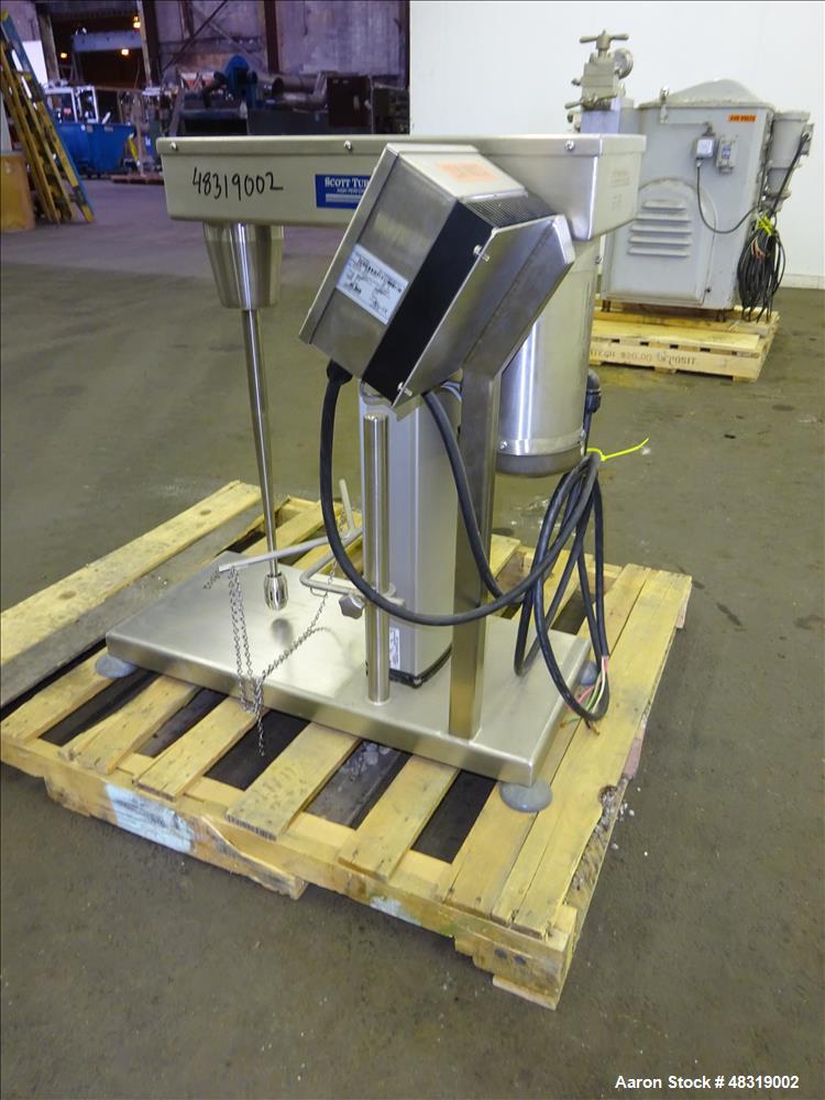Used Scott Turbon Laboratory Mixer, Model LA-1-1.3.1.125, 304 Stainless Steel.