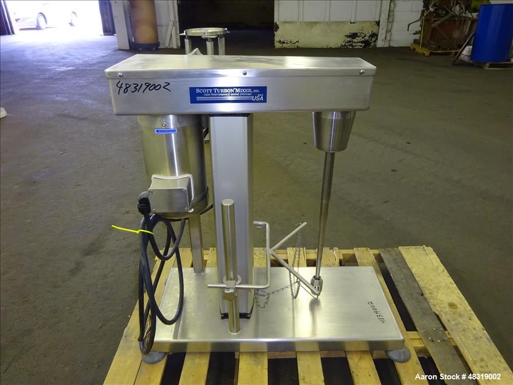 Used Scott Turbon Laboratory Mixer, Model LA-1-1.3.1.125, 304 Stainless Steel.
