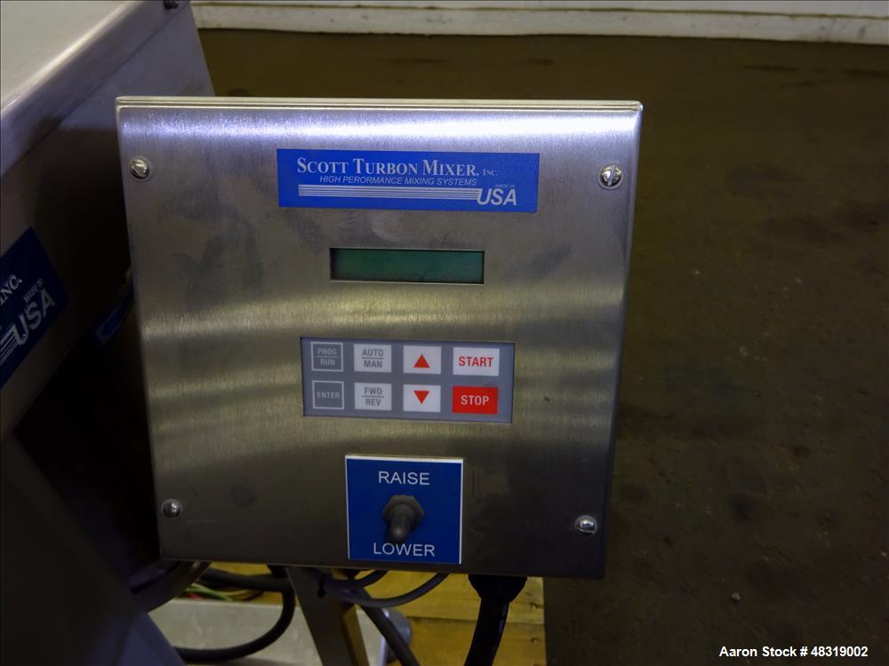 Used Scott Turbon Laboratory Mixer, Model LA-1-1.3.1.125, 304 Stainless Steel.
