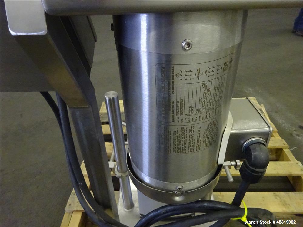 Used Scott Turbon Laboratory Mixer, Model LA-1-1.3.1.125, 304 Stainless Steel.
