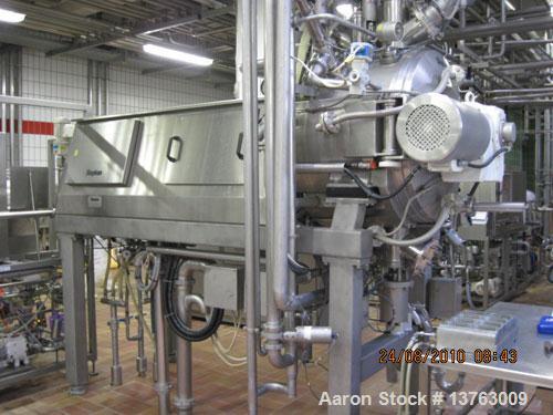 Used Stephan TC 300 Universal Mixer/Cooker, stainless steel construction, drum size 79 gallons (300 liters), batch size 26-58 gallons (100-220 liters).  Maximum temperature 203 deg F (95 deg C), with...
